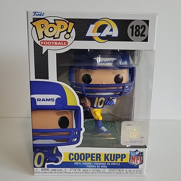 FUNKO POP=NFLE SERIE-LA RAMS-COOPER KUPP-#182 - Picture 1 of 1